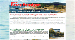 Desktop Screenshot of kiyikoyfatospansiyon.com